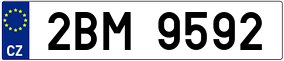 Truck License Plate